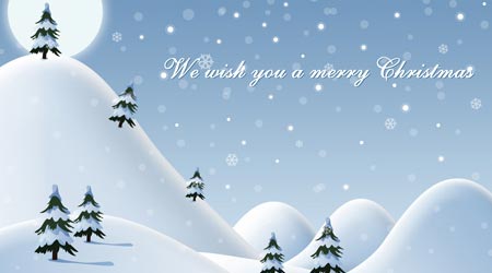 Photoshop Tutorial: We wish you a Merry Christmas Illustration