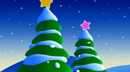 Photoshop Tutorial: Drawing Christmas Trees