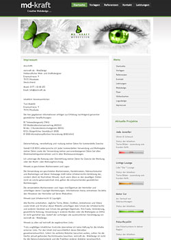 Screenshot md-kraft.de - WebDesign 6
