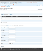 WordPress 2.5: Admin Center - Manage Users