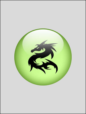 Glass Button Logo Step 1