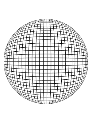 Wireframe Sphere Step 5