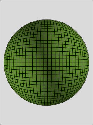 Wireframe Sphere Step 6